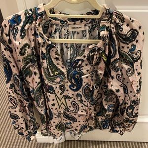 ZADIG & VOLTAIRE THERESEA PATTERN BLOUSE